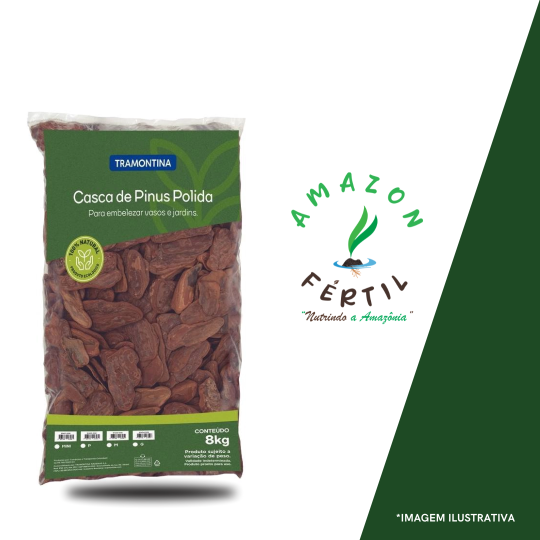 Casca de pinus polida 8KG