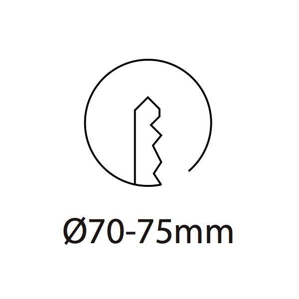 Miniature : COLLERETTE MONOBLOC IP-85 BLANC - 12192