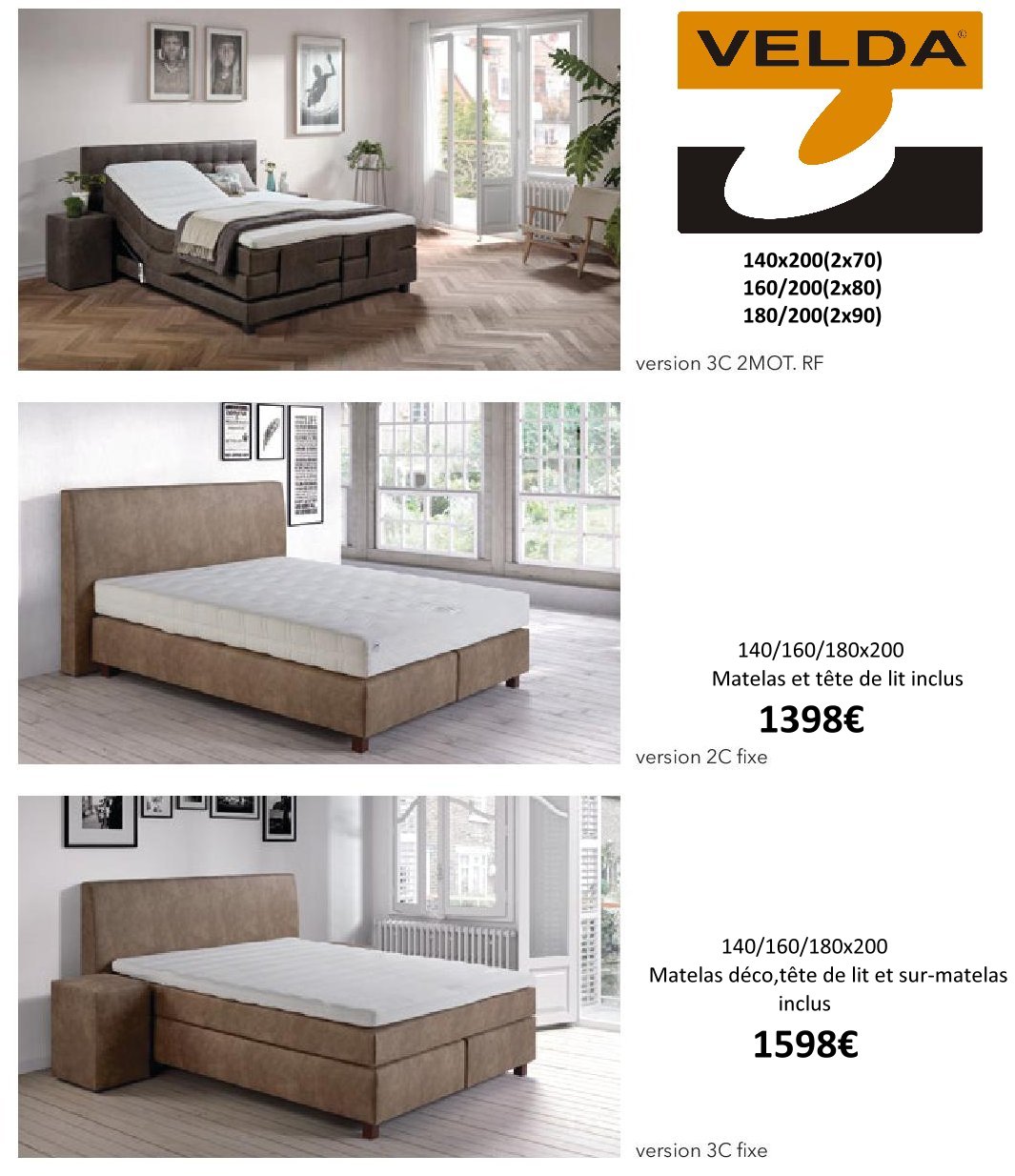 Boxspring Base Velda