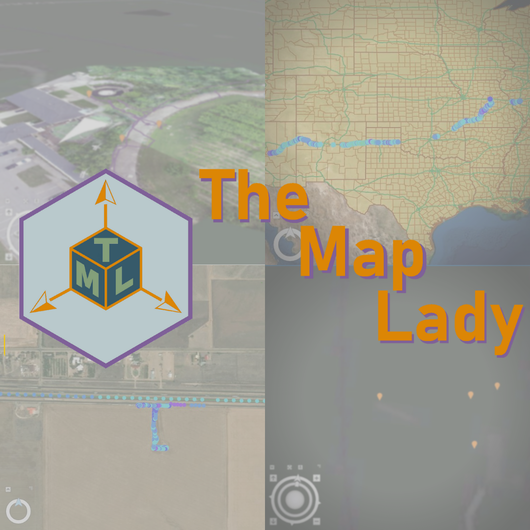 The Map Lady logo