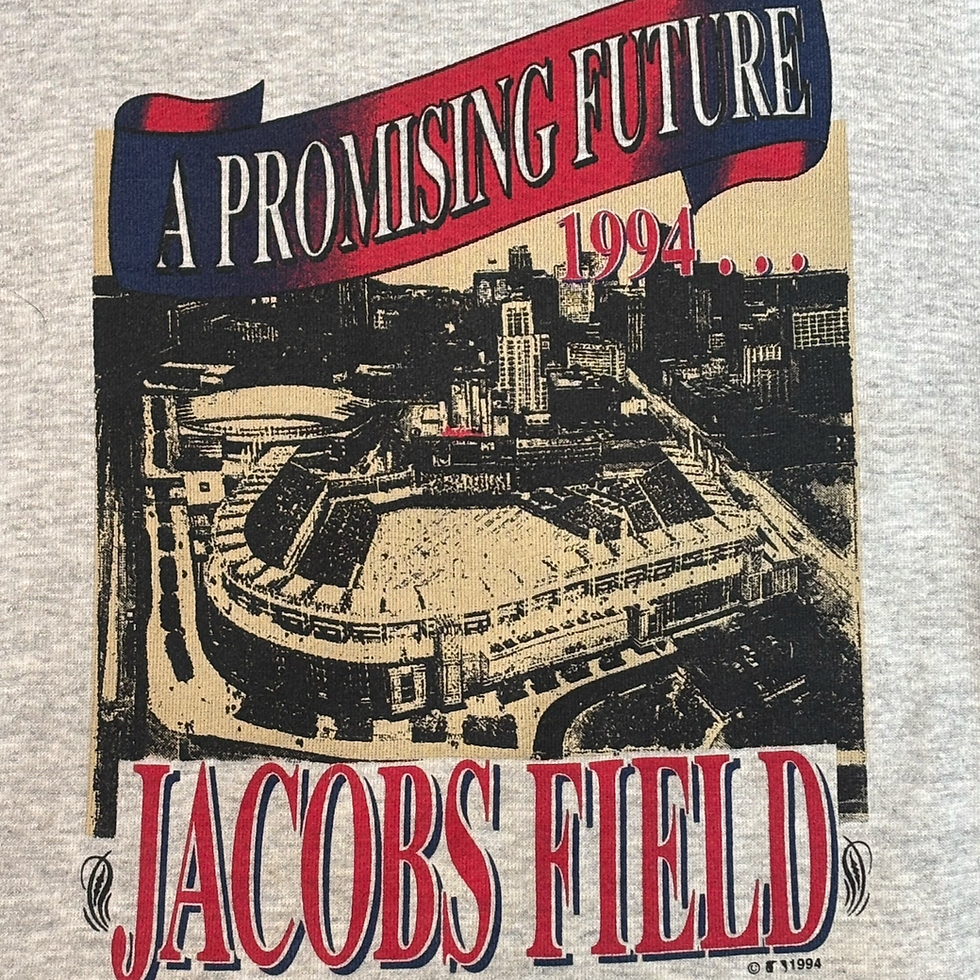 Thumbnail: 90s Jacobs Field/Cleveland Stadium Crewneck 22x27