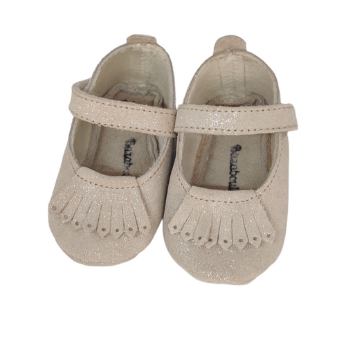Bazabouille Chaussons ballerine paillettes gris photo 2
