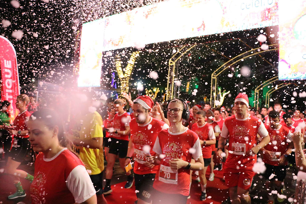 Noel Night Run leva esporte e clima de Natal