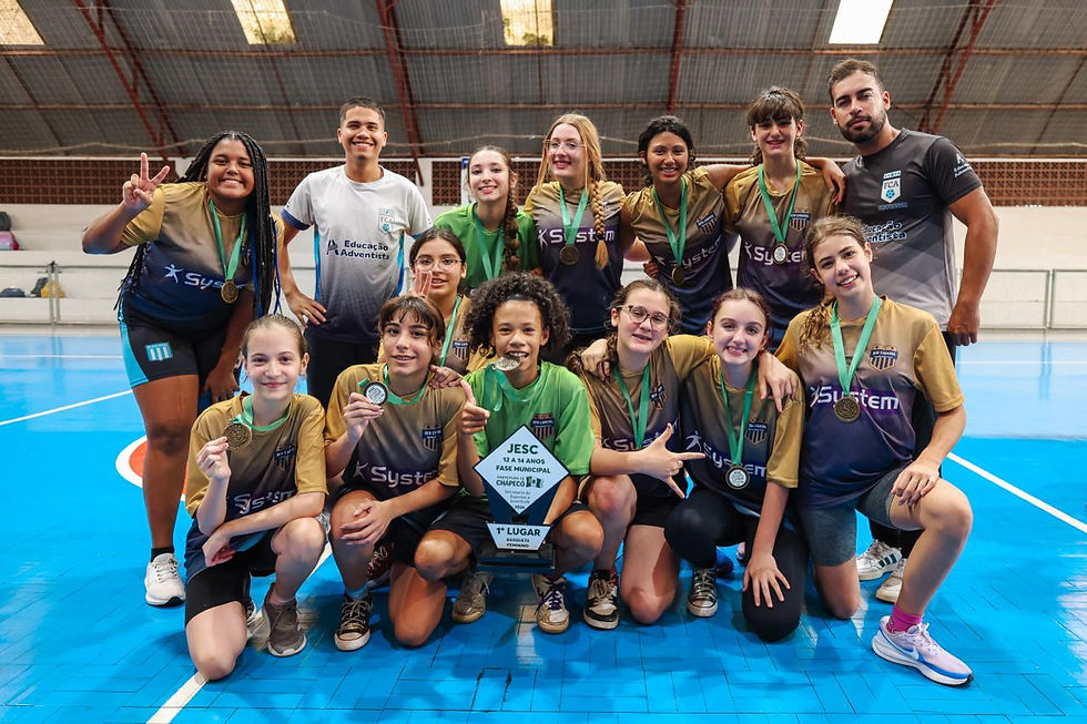 Colégio Adventista conquista o ouro no basquete feminino 12 a 14 anos dos JESC