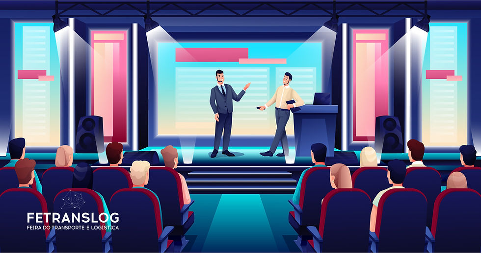 PALESTRAS COM PROFISSIONAIS DO TRANSPORTEE LOGÍSTICA NA PROGRAMAÇÃO DA FETRANSLOG