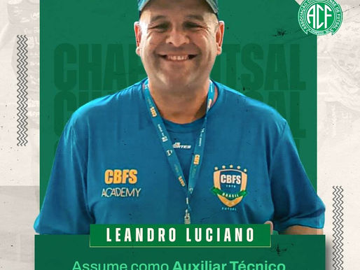 Chapecoense Futsal contrata profissional para ser auxiliar da equipe adulta e treinar sub-20