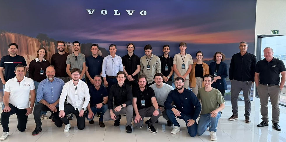 SITRAN ACOMPANHA COMJOVEM EM VISITA À FÁBRICA DA VOLVO