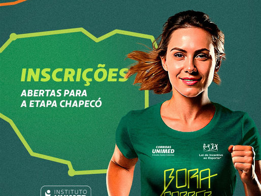Etapa Chapecó do Corridas Unimed Circuito Santa Catarina está com inscrições abertas