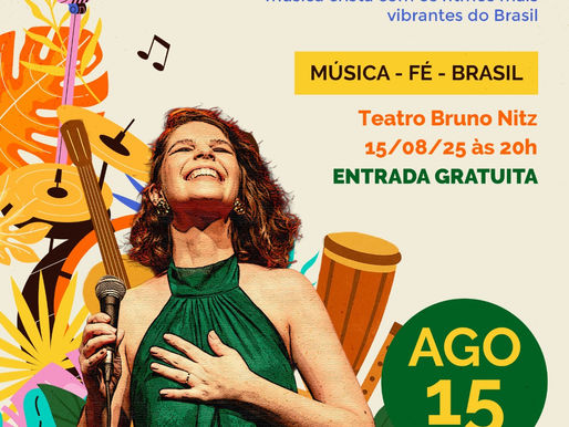 LIC: Teatro Bruno Nitz recebe show “O Canto da Intenção” sexta-feira