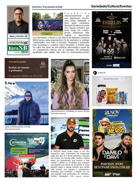 Coluna social 18 setembro 2026