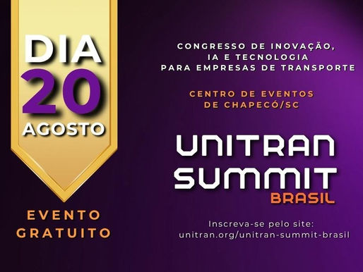 COM UNITRAN SUMMIT, CHAPECÓSERÁ CAPITAL DA INOVAÇÃO EM TRANSPORTE E LOGÍSTICA