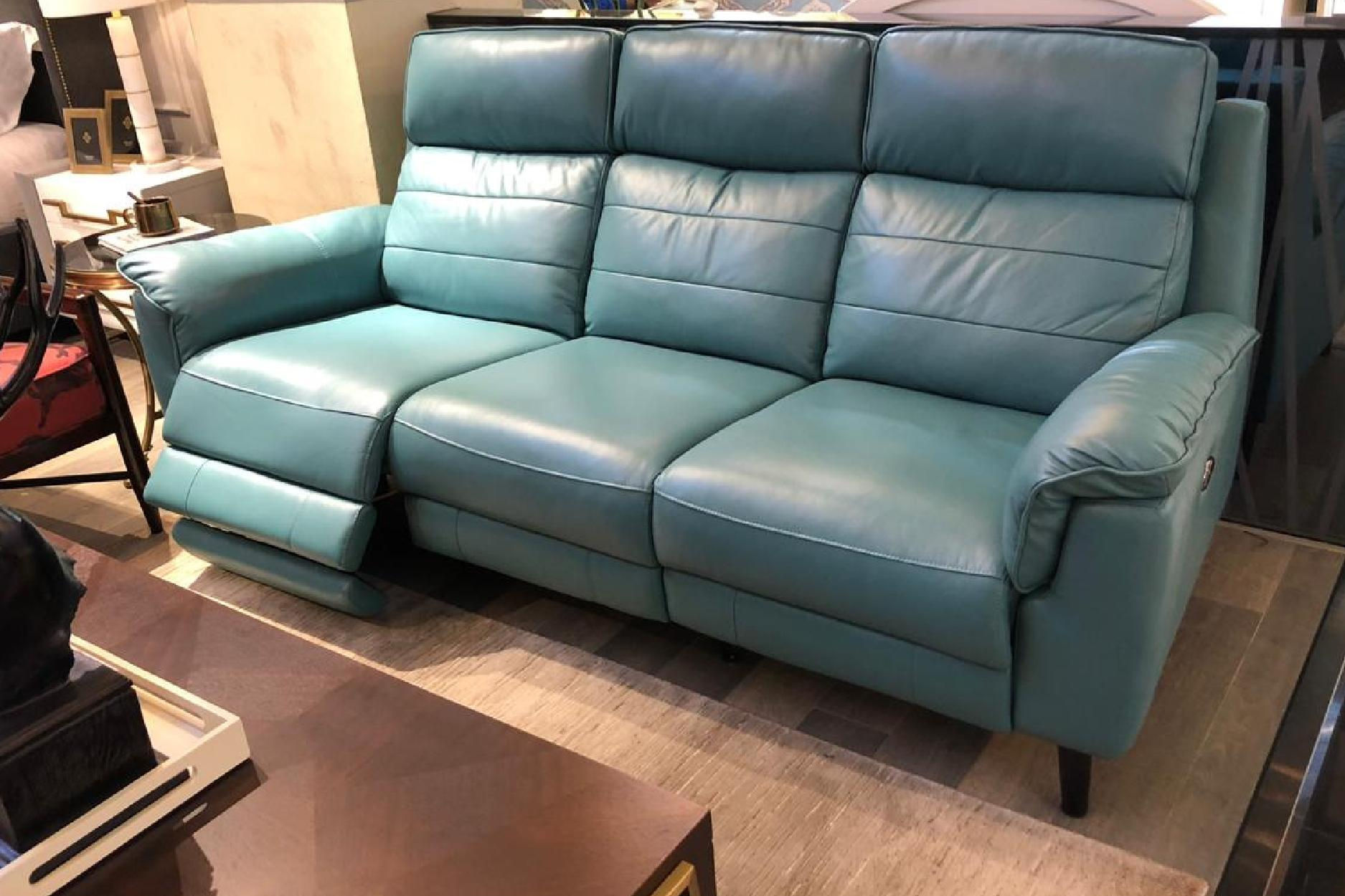 Sky blue Recliner
