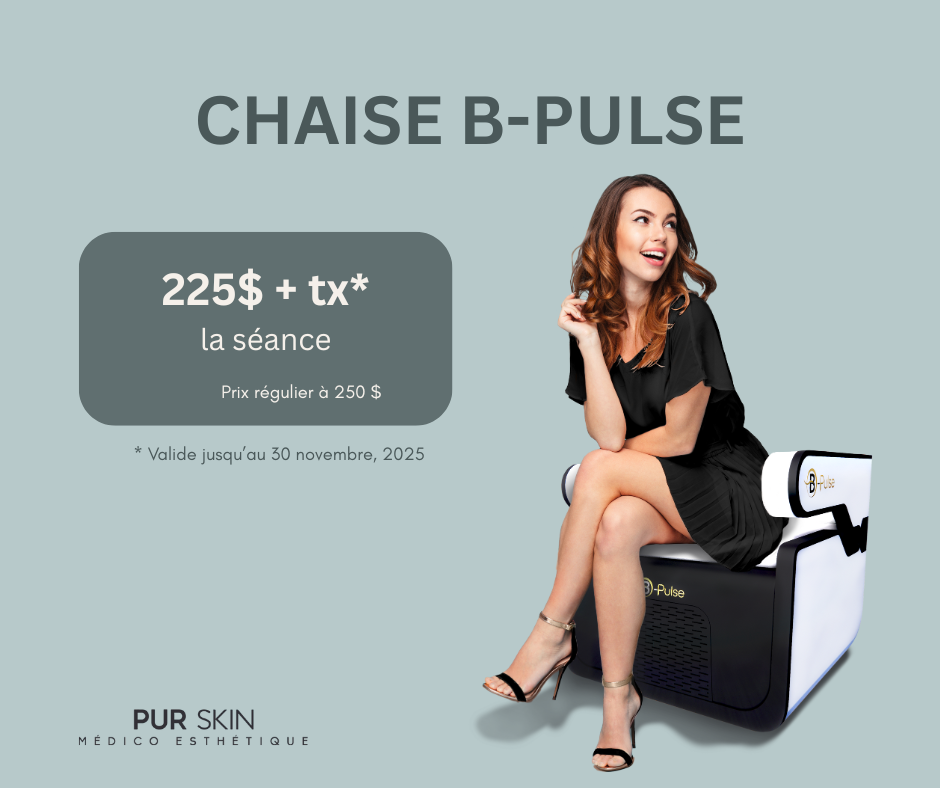 Dépôt 50 $ traitement(s) Chaise B-Pulse/promo novembre