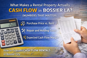 What Makes a Rental Property Actually Cash Flow in Bossier LA? (Numbers That Matter)