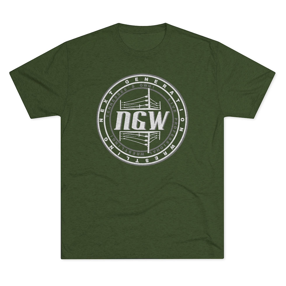 Thumbnail: Unsex Tri-Blend NGW BOH T-shirt