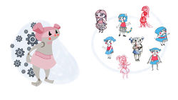 Digital and Color pencil on Paper