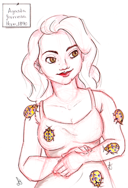 Ink and Pencil on Paper