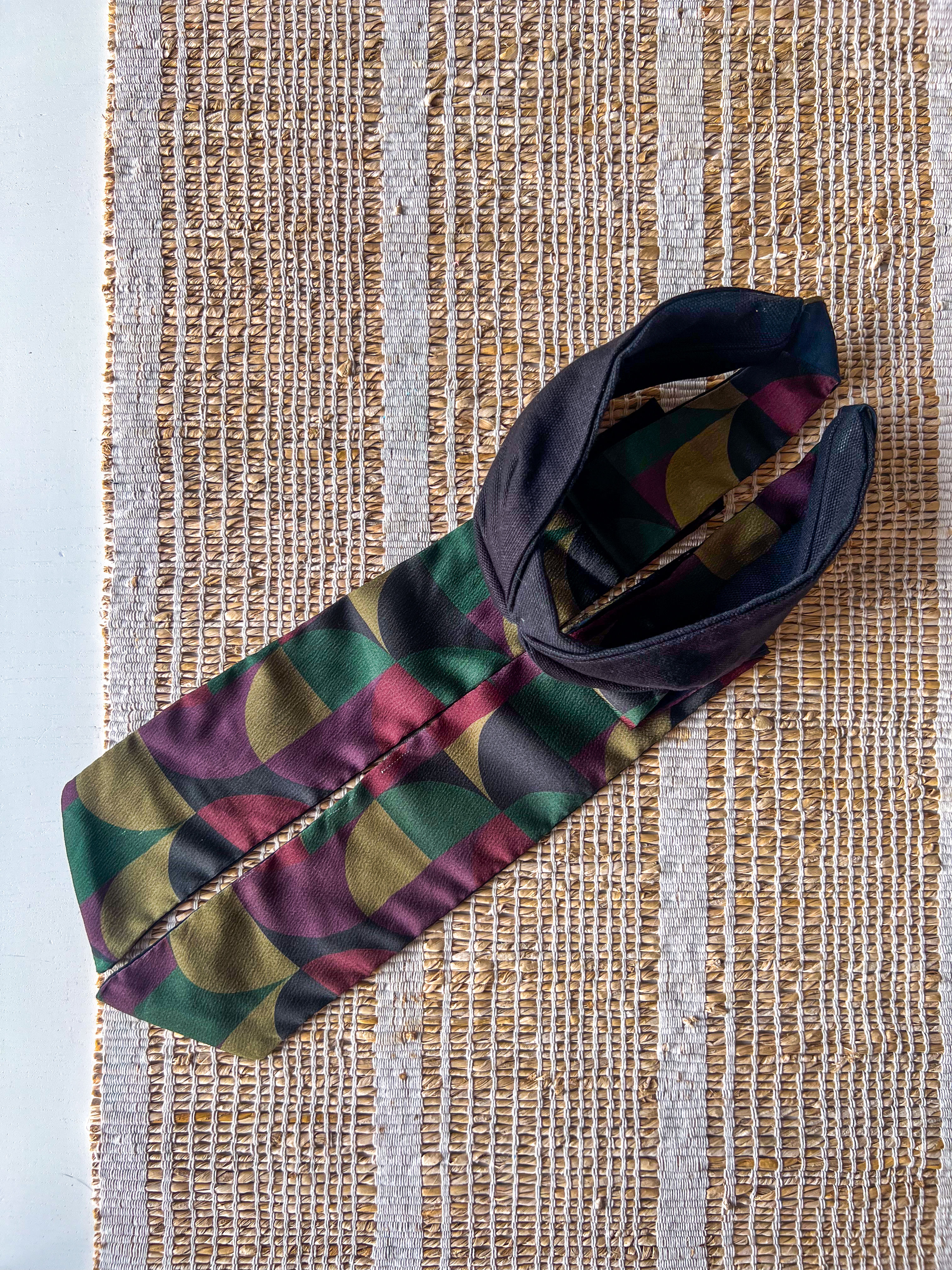 Tess Earth tone Knot-tie Headband