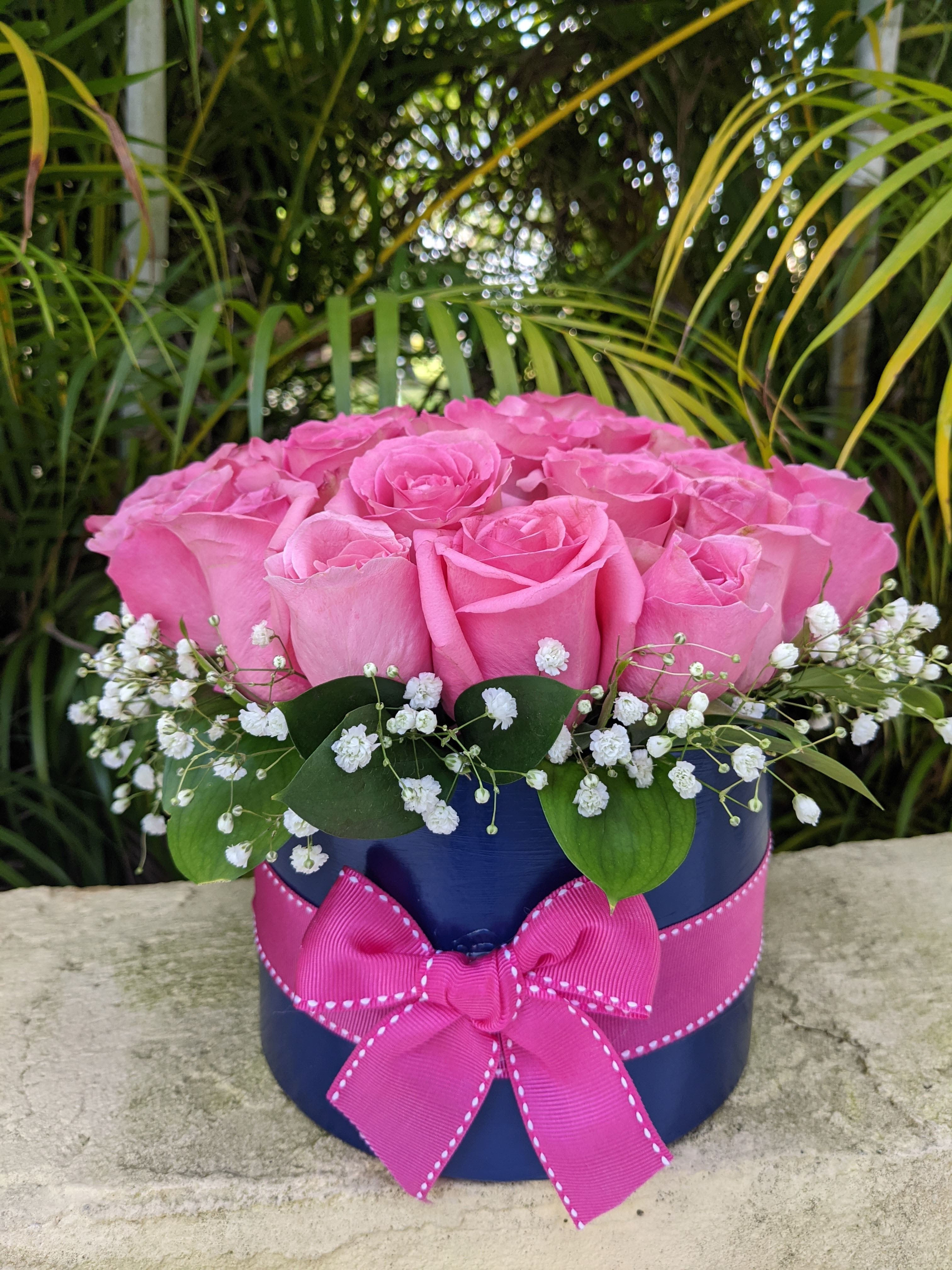 Pink and blue