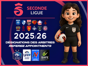 FFF/LFFP - SECONDE LIGUE - DÉSIGNATIONS ARBITRES - REFEREE APPOINTMENTS - Journée 13 - [14 & 15/02/2026] #SecondeLigue #FFF #LFFP