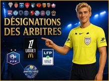 FFF/LFP - LIGUE 1 McDonald's - DÉSIGNATIONS ARBITRES - REFEREE APPOINTMENTS - Journée 2 - 28-29 & 30/08/2026 #Ligue1McDonalds #FFF #LFP