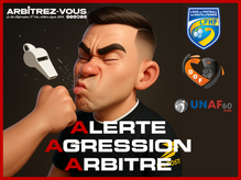 ALERTE AGRESSION ARBITRE - LIGUE DES HAUTS-DE-FRANCE - SÉNIORS MASCULINS - RÉGIONAL 2