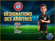 UEFA - NATIONS LEAGUE - DÉSIGNATIONS ARBITRES - REFEREE APPOINTMENTS - Journée 2 - 27/09/2026 - #UNL