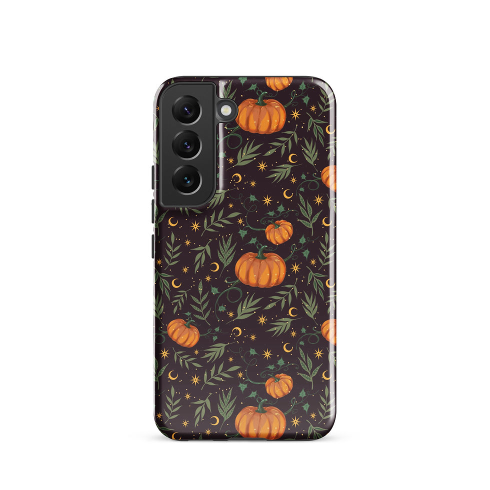 Thumbnail: Tough case for Samsung®Autumn Pumpkin & Moon Print