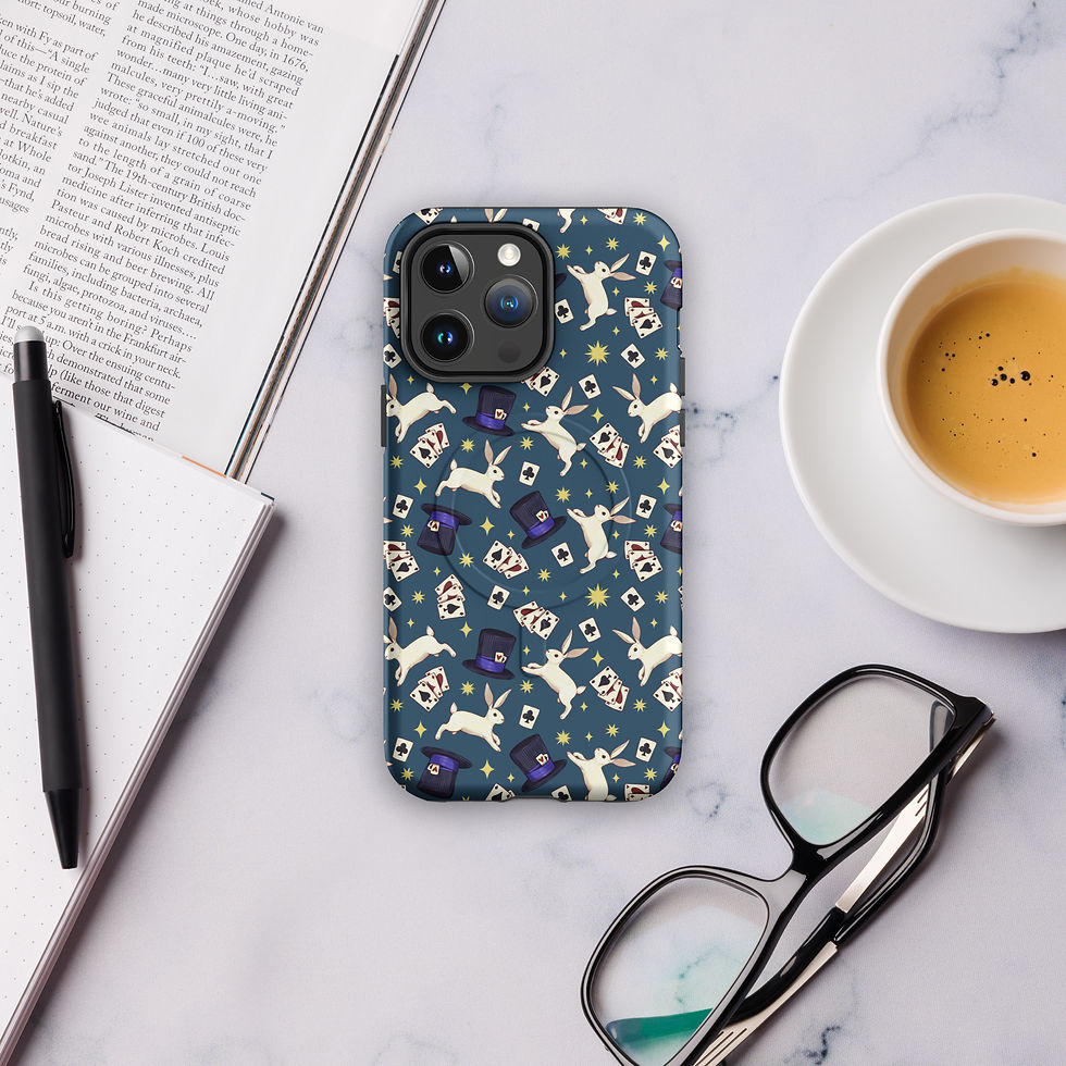 Thumbnail: Magic Rabbit MagSafe® Case for iPhone® – Whimsical Card Print