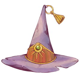 Witch Hat Illustration