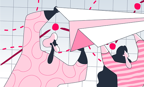 illustration of SEO analysts on team work