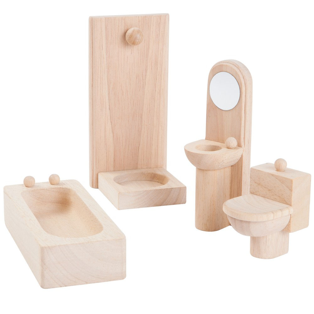 Plan Toys Dolls House Accessory - Bathroom 9014