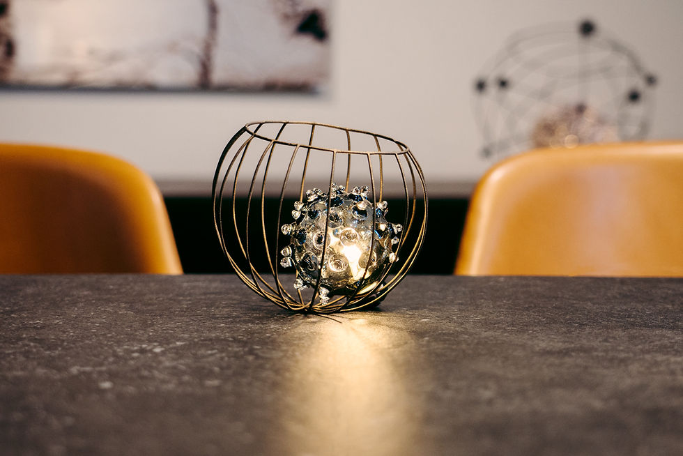Thumbnail: glass table lamp