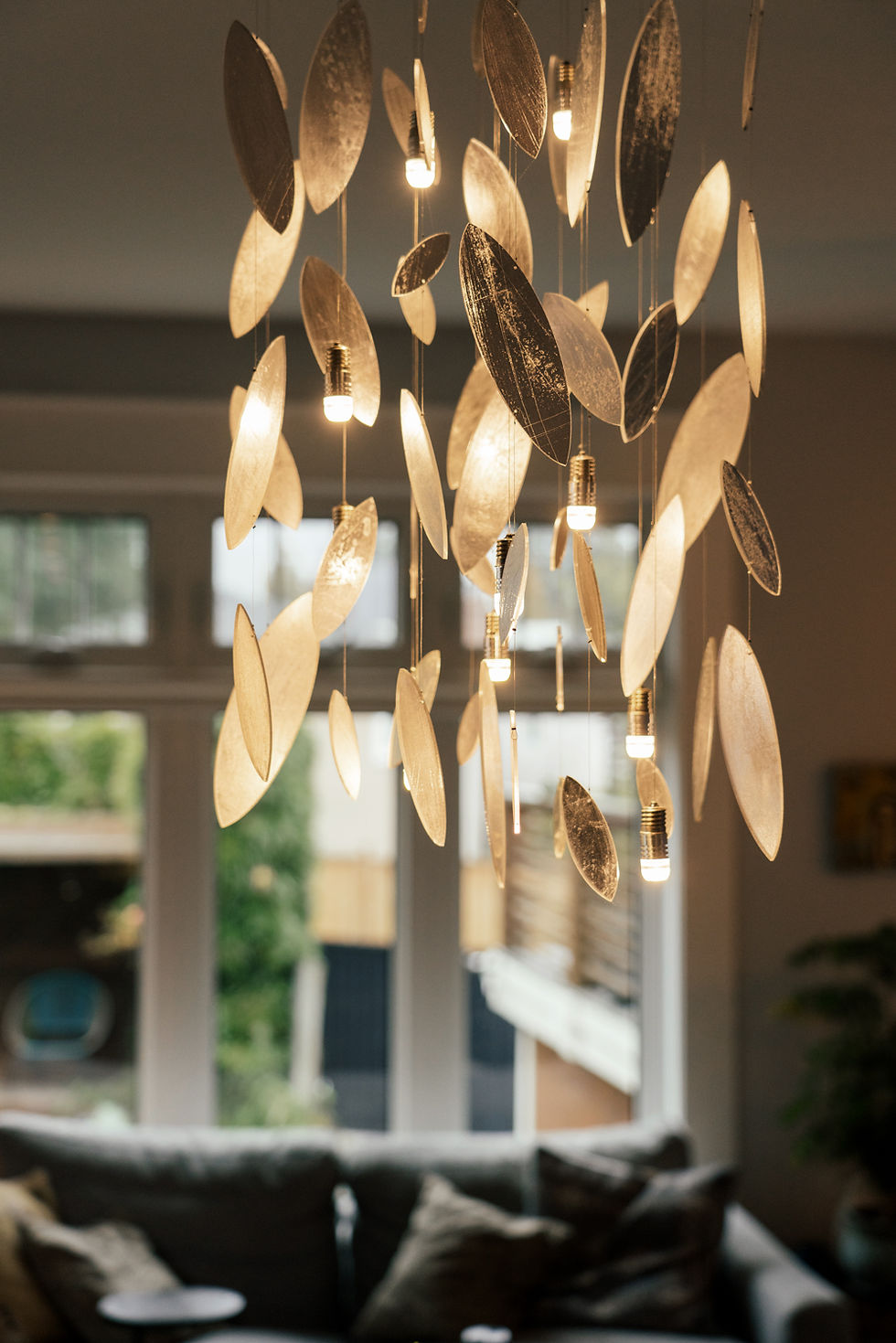 Thumbnail: silver pendant light