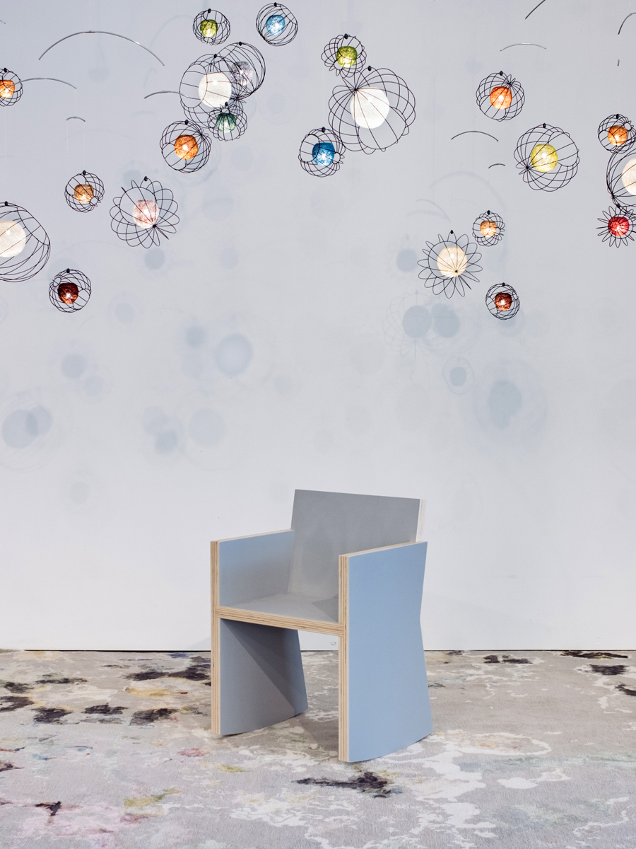 suspended lights installation
