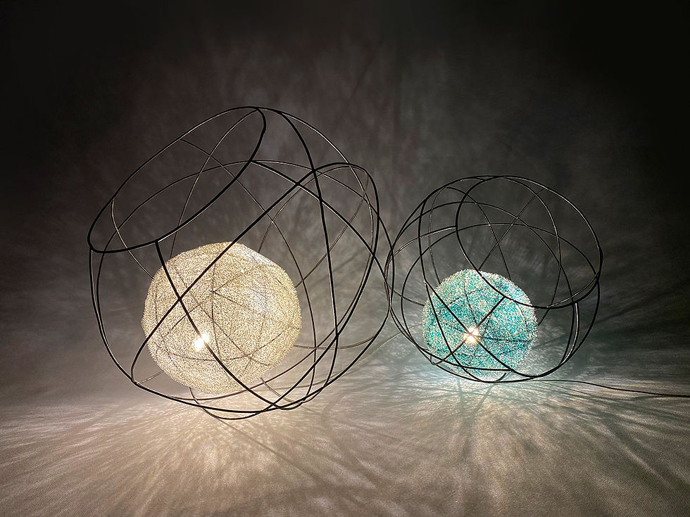 Thumbnail: sculptural lights