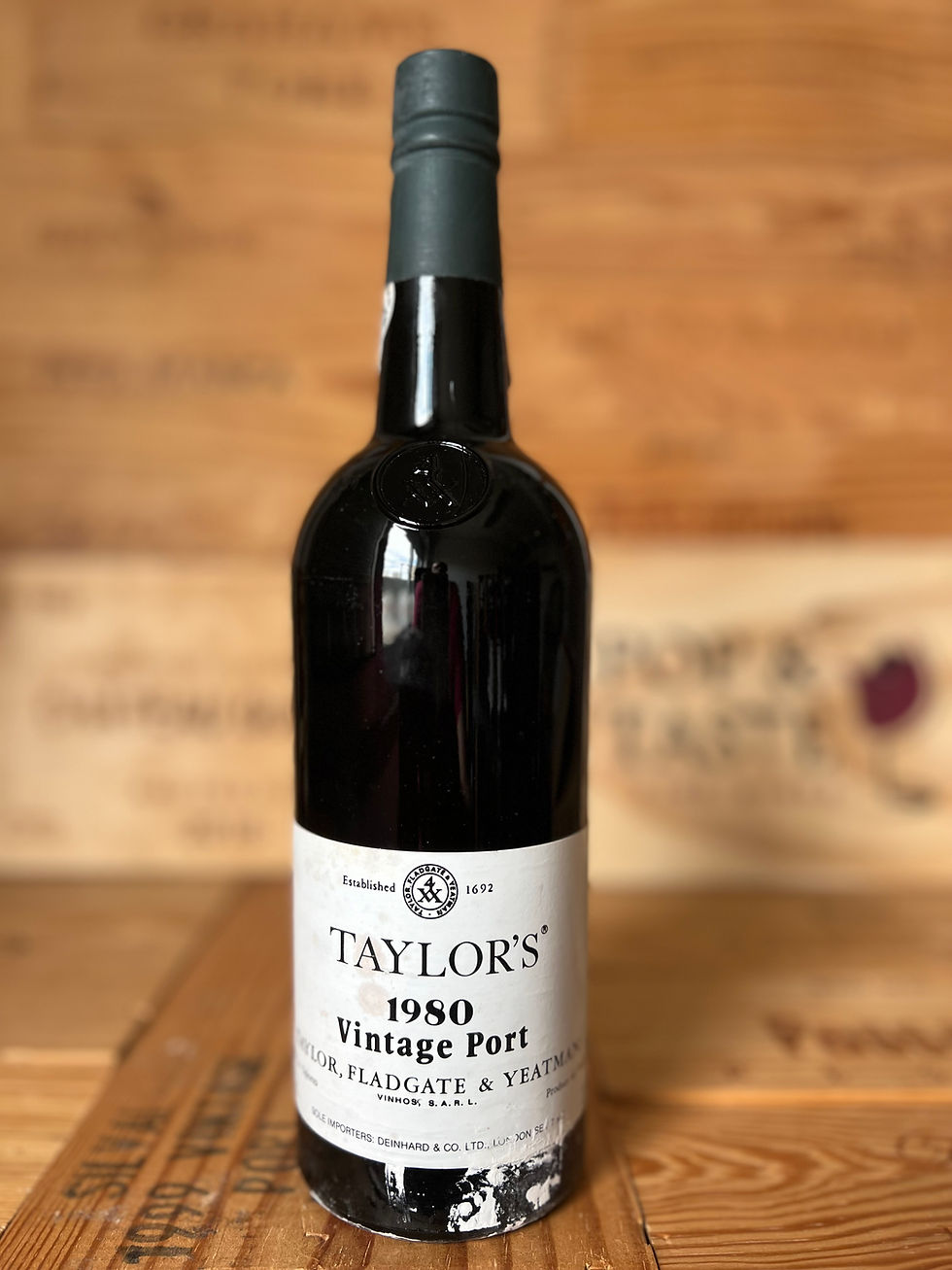 Taylor's Vintage 1980 Porto Port Oporto Fortified wine Douro