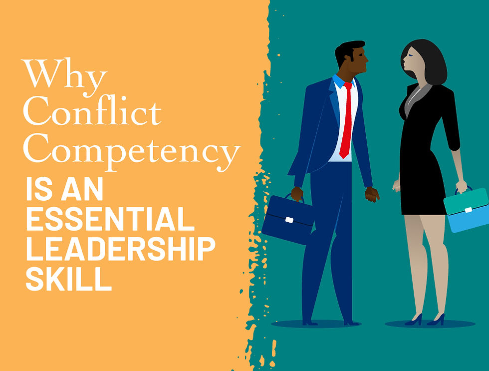 Conflict competency is an essential skill