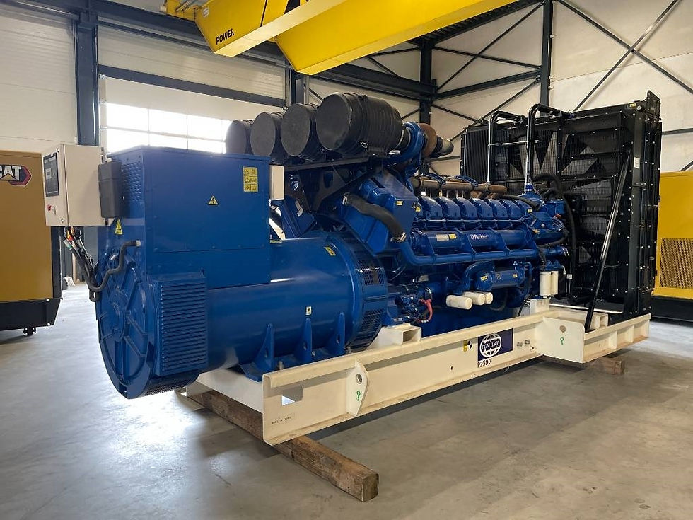 Miniatură: Generator Perkins 2500 kVA / 2000 kW Diesel Nou cu Garanție 24 Luni
