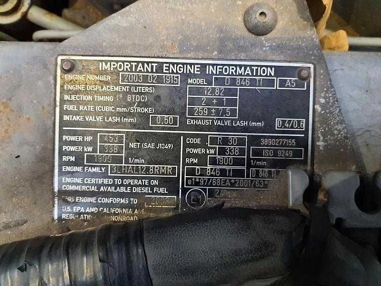 Miniatură: Motor Liebherr D846 TI A5 pt. macara LTM 1100 4.1 bloc motor pistoane chiuloasa