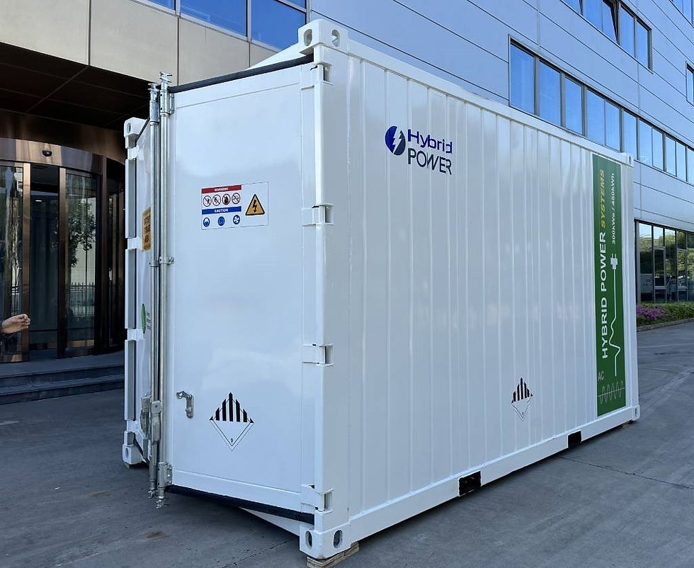 Miniatură: Sistem Hibrid de Stocare Energie 300 kVA | Baterie Industrială 345 kWh | Hybrid