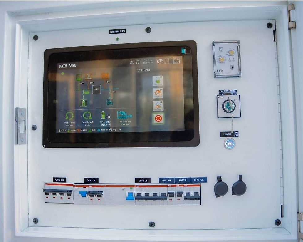 Miniatură: Sistem Hibrid de Stocare Energie 500 kVA | Baterie Industrială 576 kWh | Hybrid