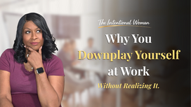professional woman receiving recognition at work building confidence and executive presence
