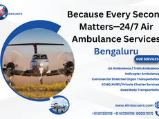 Because Every Second Matters—24/7 Air Ambulance Services Bengaluru