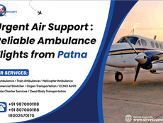 Urgent Air Support: Reliable Ambulance Flights from Patna