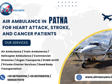 Air Ambulance in Patna for Heart Attack, Stroke, and Cancer Patients