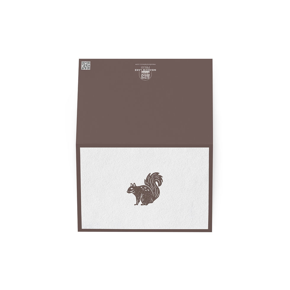 Thumbnail: Greeting Card - Woodland Squirrel