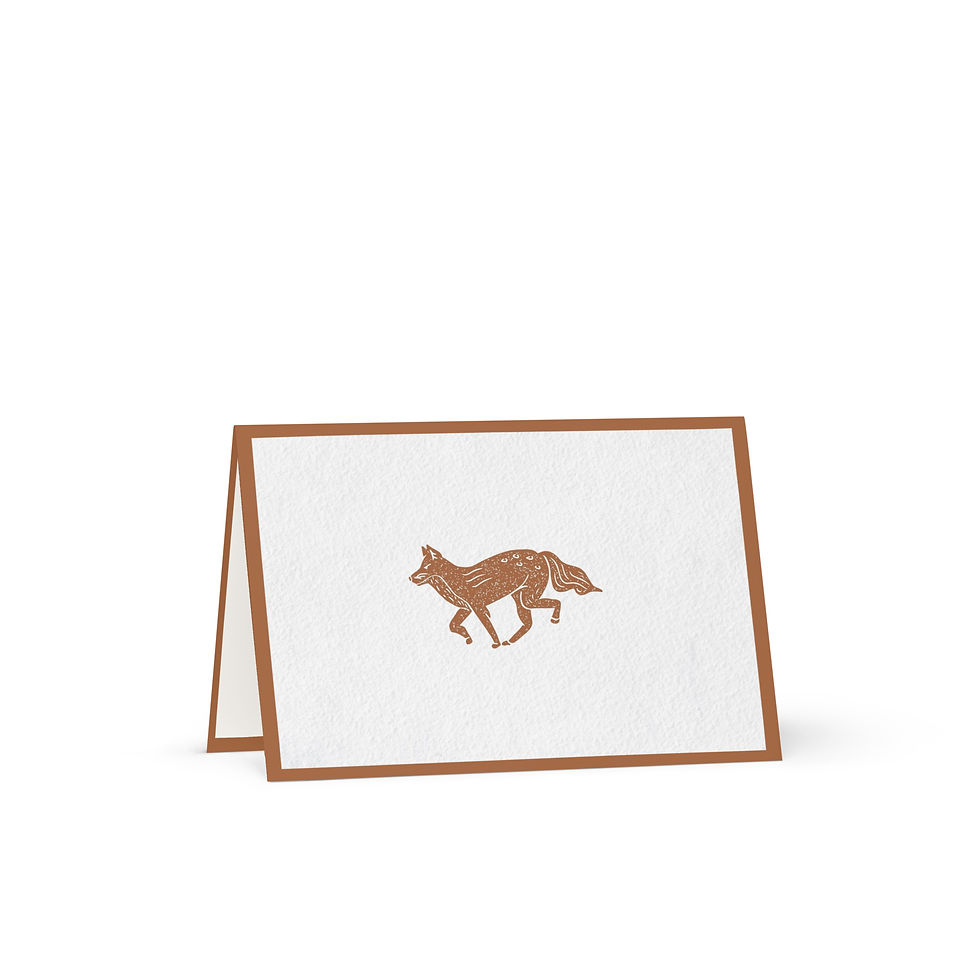 Thumbnail: Greeting Card - Woodland Fox