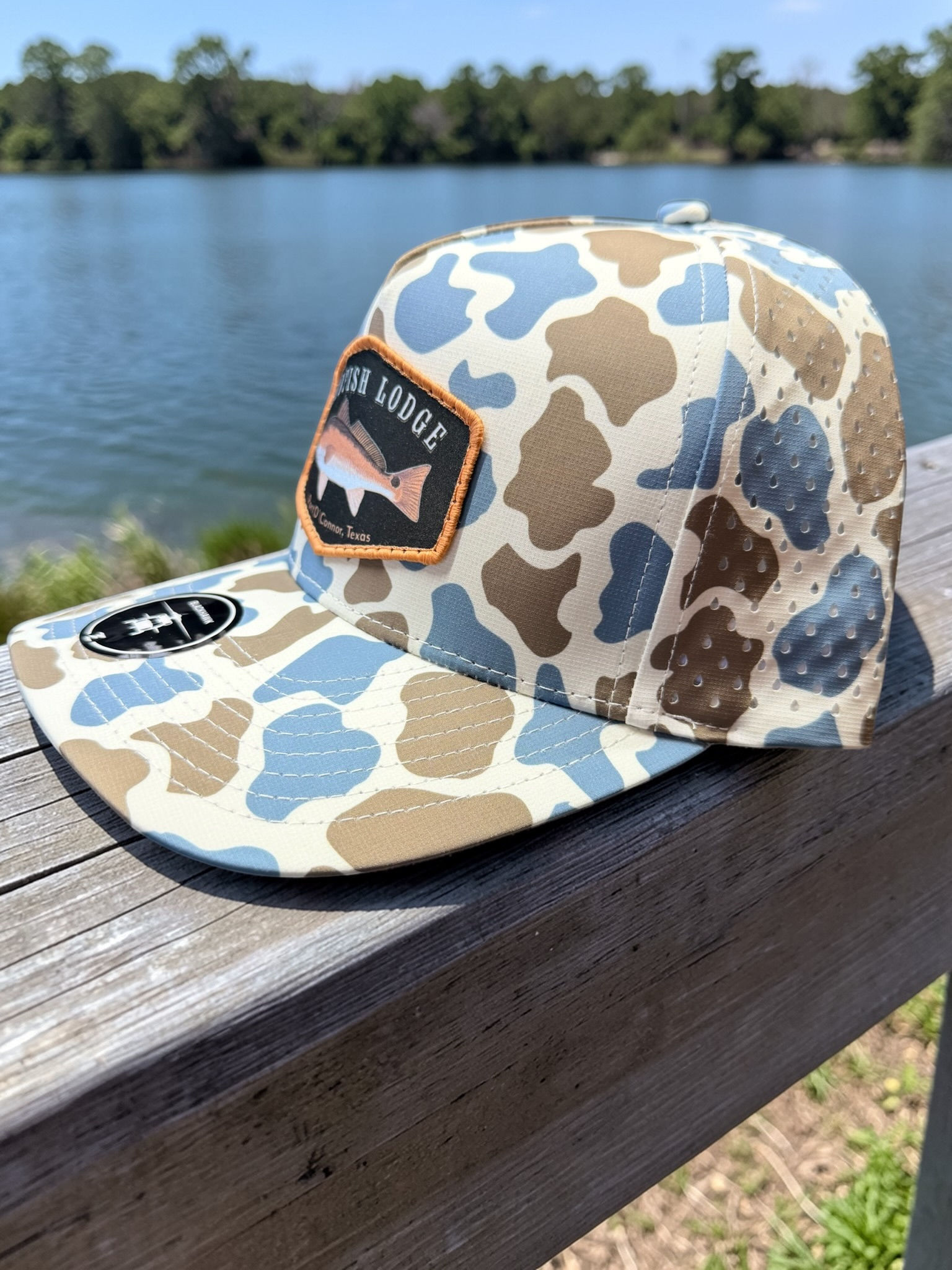Redfish Lodge Hat - Blue Camo