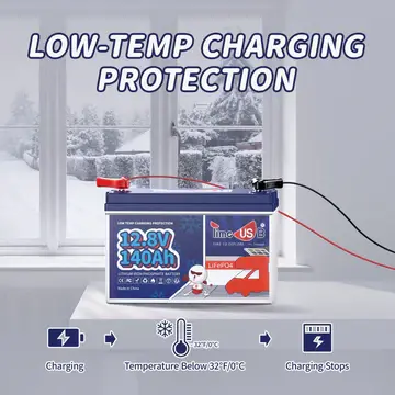 Thumbnail: Timeusb 12V Lithium Ion Battery 140Ah with Low-Temp Protection